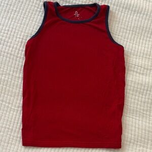 Red Sleeveless Kids Top